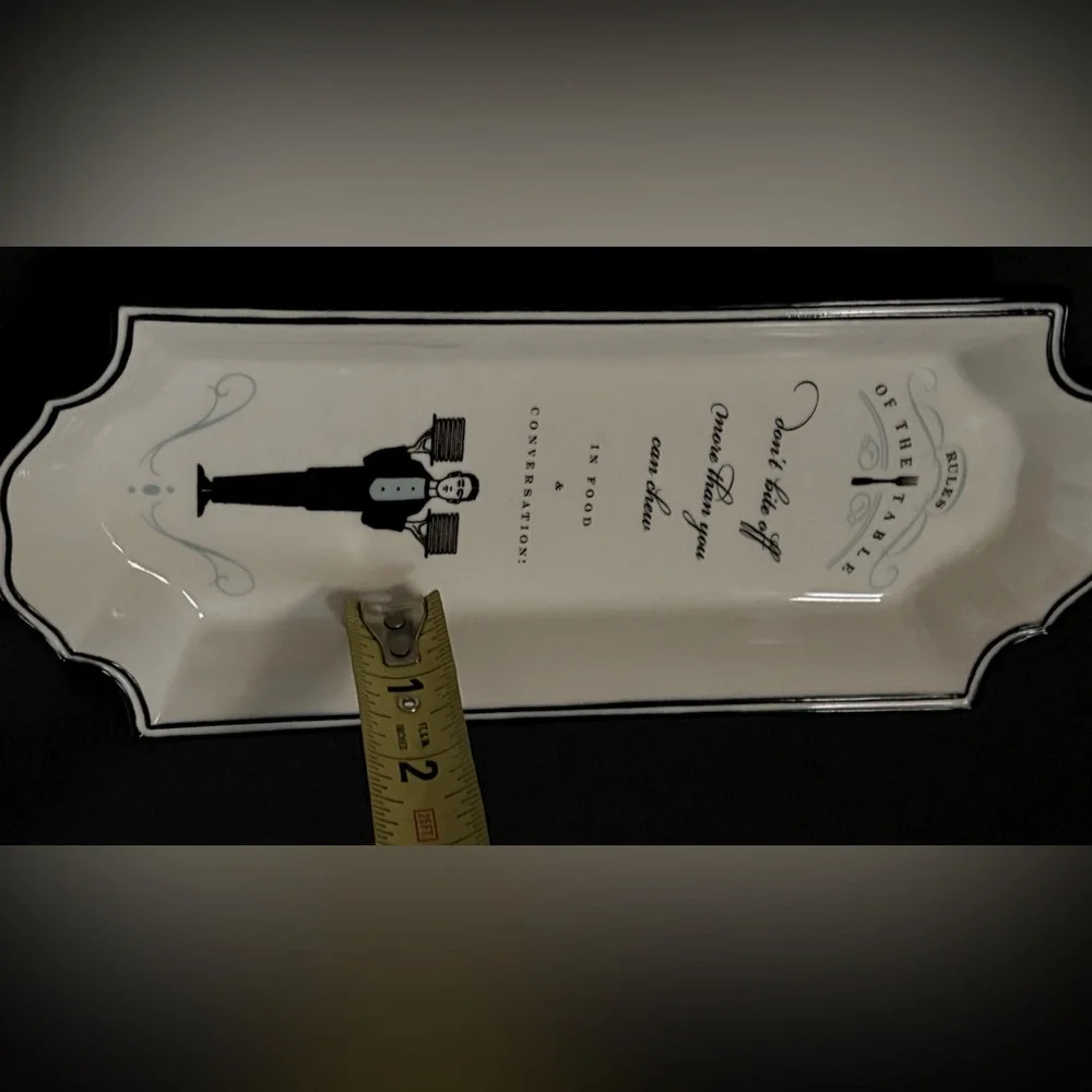 Grasslands Road “RULES OF THE TABLE” Tray